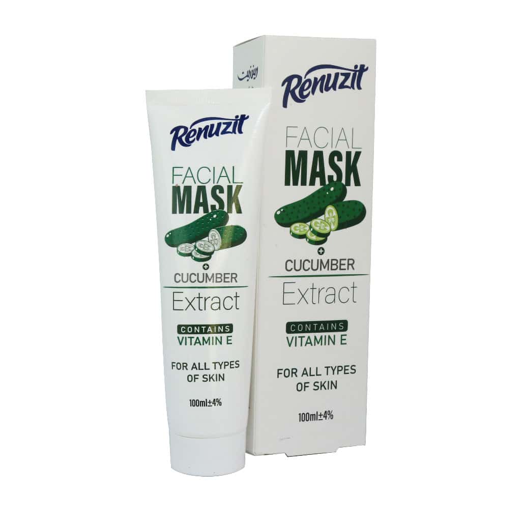 ماسک صورت رینوزیت عصاره خیار PEEL-OFF 100ml
