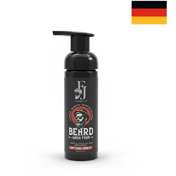 فوم(کف) شست شوی ریش و سبیل اف جی BEARD WASH FOAM 150ml