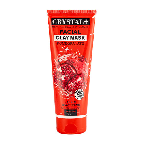 ماسک خاک رس کریستال مناسب پوست معمولی انار CLAY MASK 250ml