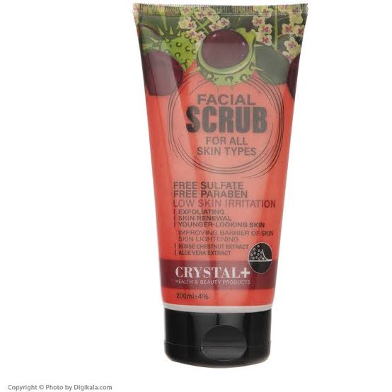 اسکراب لایه بردار پوست کریستال مدل Horse Chestnut-Aloe Vera حجم 200 میلی لیتر
